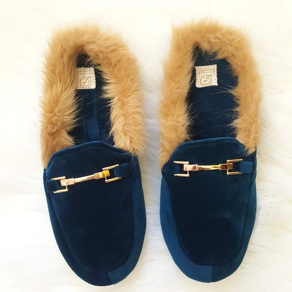 Chinese Laundry Bit Velvet / Fur Slipper - Picture 2 of 3